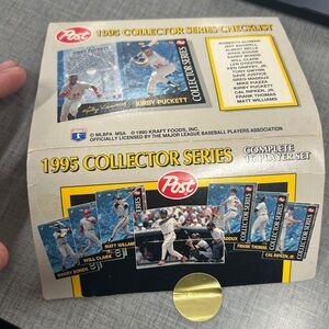 1995 Post Collector Series Complete Baseball Card Set-Griffey Bonds Clark Ripken